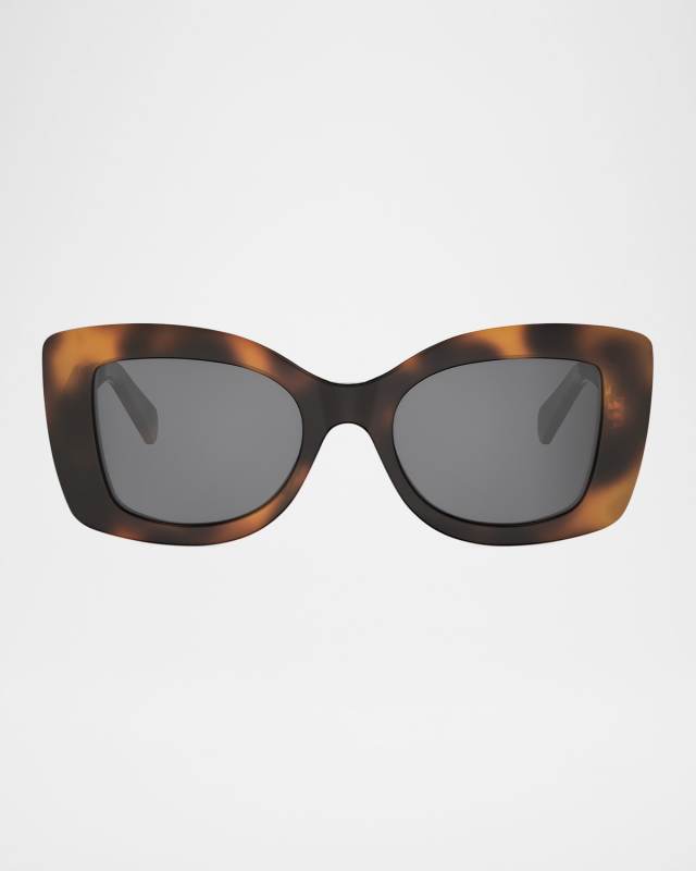 3 Dots Acetate Butterfly Sunglasses